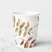 紅葉秋水彩 紙コップ (左)