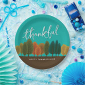 紅葉秋祭サンクスギビング ペーパープレート (パーティー)