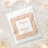 紅葉秋結婚式の引き出物バッグ フェイバーバッグ (クリップ留めされた状態)