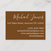 紅葉秋葉自然撮影ツリー 名刺 (裏面)