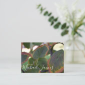 紅葉秋葉自然撮影ツリー 名刺 (スタンド正面)