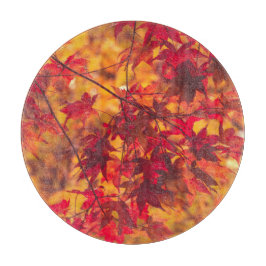 紅葉秋葉赤自然 カッティングボード