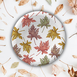 紅葉秋赤ちゃんシャワー ペーパーボウル