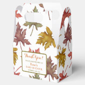 紅葉秋赤ちゃんシャワーBoxe フェイバーボックス (オープン)