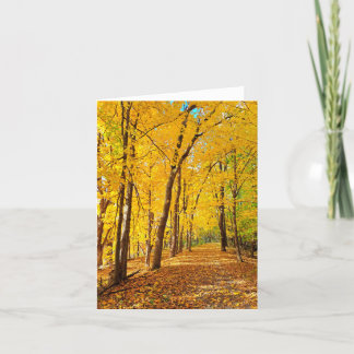 紅葉空白のnotecard サンキューカード