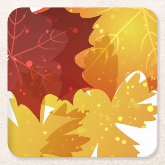 紅葉紙コースター スクエアペーパーコースター (正面)