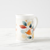 紅葉素晴らし中国マグ ボーンチャイナマグカップ (正面右)