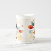 紅葉素晴らし中国マグ ボーンチャイナマグカップ (正面)