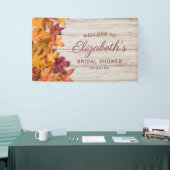 紅葉素朴ウッドブライダルシャワー 横断幕 (トレードショー)