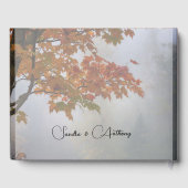 紅葉素朴ス結婚ゲストブック ゲストブック (裏面)