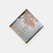 紅葉素朴ス結婚ナプキン スタンダードカクテルナプキン (角)