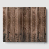 紅葉素朴ズバーンウッド秋の結婚式 ゲストブック (裏面)