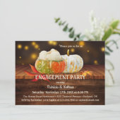 紅葉素朴ズパンプキン婚約招待状 招待状 (スタンド正面)