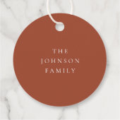 紅葉素朴ハッピーサンクスギビング フェイバータグ (裏面)