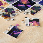 紅葉素朴パッチワークキルトコラージュ ジグソーパズル (側面)