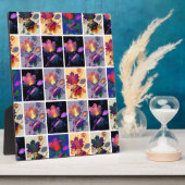 紅葉素朴パッチワークキルトコラージュ フォトプラーク (側面)