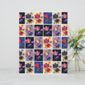 紅葉素朴パッチワークスクラップブック紙 (スタンド正面)