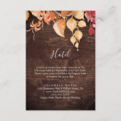 紅葉素朴ブラウンウッドホテルエンクロージャカード エンクロージャーカード (正面)