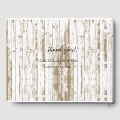 紅葉素朴リトルカボチャ赤ちゃんシャワー ゲストブック (裏面)