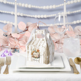 紅葉素朴リトルカボチャ赤ちゃんシャワー フェイバーボックス