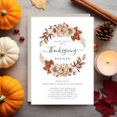 紅葉素朴感謝祭ディナー 招待状