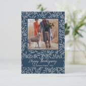 紅葉素朴感謝祭フォトファミリー サンキューカード (スタンド正面)