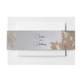 紅葉素朴招待 招待状ベリーバンド