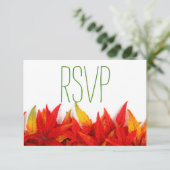紅葉素朴秋の結婚式- RSVP (スタンド正面)