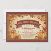 紅葉素朴秋ファミリー懇親会カード シーズンカード (正面)