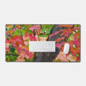 紅葉素朴紅葉の写真 デスクマット (キーボード&マウス)