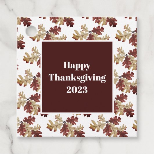 紅葉素朴紅葉サンクスギビング フェイバータグ (正面)