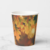 紅葉素朴紙カップ 紙コップ (正面)