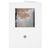 紅葉素朴結婚の感謝 (裏面)