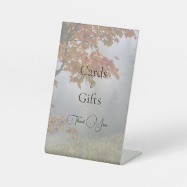 紅葉素朴結婚の 台座サイン