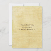 紅葉素朴結婚の 招待状 (裏面)