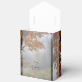 紅葉素朴結婚式の引き出物ボックス フェイバーボックス (見開き)