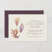 紅葉結婚のブランチ招待 (正面/裏面)