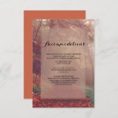 紅葉結婚の宿泊 エンクロージャーカード (正面/裏面)