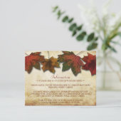 紅葉結婚の挿入カード エンクロージャーカード (スタンド正面)