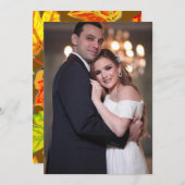 紅葉結婚のPHOTO招待状 招待状 (正面/裏面)