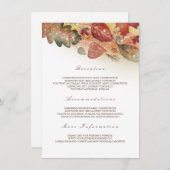 紅葉結婚ズインフォメーションゲスト エンクロージャーカード (正面/裏面)