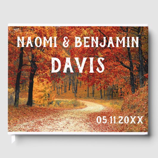 紅葉結婚ズゲストブック ゲストブック (正面)