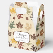 紅葉結婚ズ感謝していのあなたのカスタム文字 フェイバーボックス (オープン)