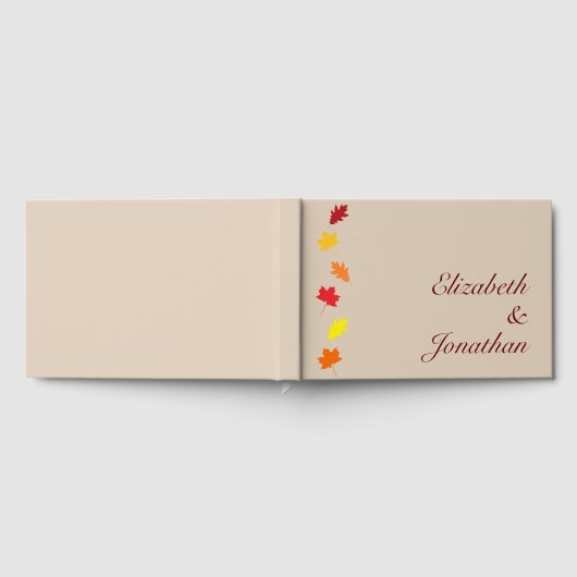 紅葉結婚ズ ゲストブック (全面)