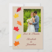 紅葉結婚ズ サンキューカード (正面)