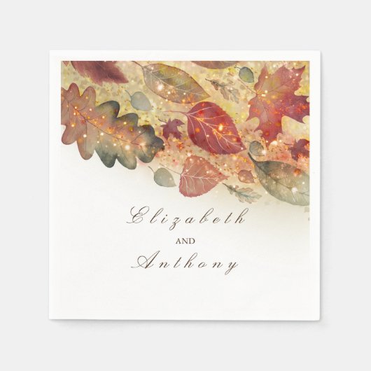 紅葉結婚ズ スタンダードカクテルナプキン (正面)