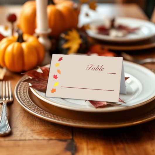 紅葉結婚ズ プレイスカード