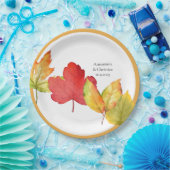 紅葉結婚ズ ペーパープレート (パーティー)