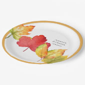紅葉結婚ズ ペーパープレート (アングル)