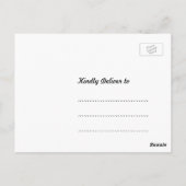 紅葉結婚ズ・リハーサル・ディナー・ポストカード ポストカード (裏面)